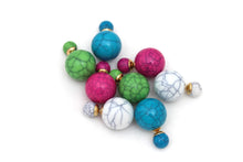 Load image into Gallery viewer, Ball Earrings - Blue
