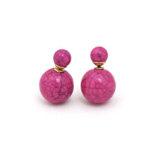 Load image into Gallery viewer, Ball Earrings - Pink
